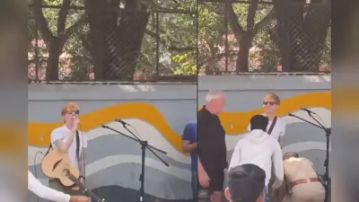 Viral Video: Ed Sheeran की परफॉर्मेंस पुलिस ने बीच में रोकी, वायरल हुआ वीडियो