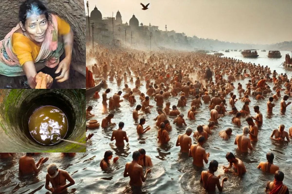 Mahakumbh: महाकुंभ नहीं जा सकीं, तो चीर डाली धरती! फिर किया स्नान