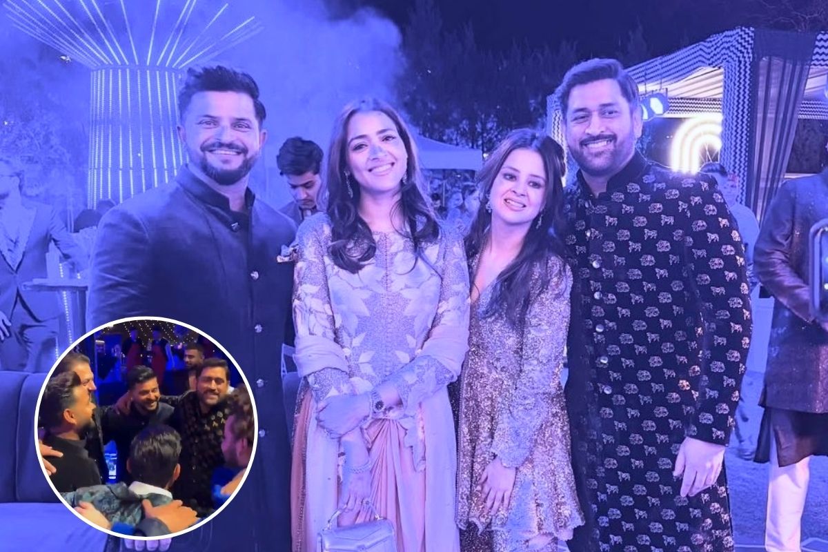 जमकर थिरके धोनी और रैना और ऋषभ पंत, संगीत सेरेमनी में दिग्गजों का डांस वीडियो वायरल