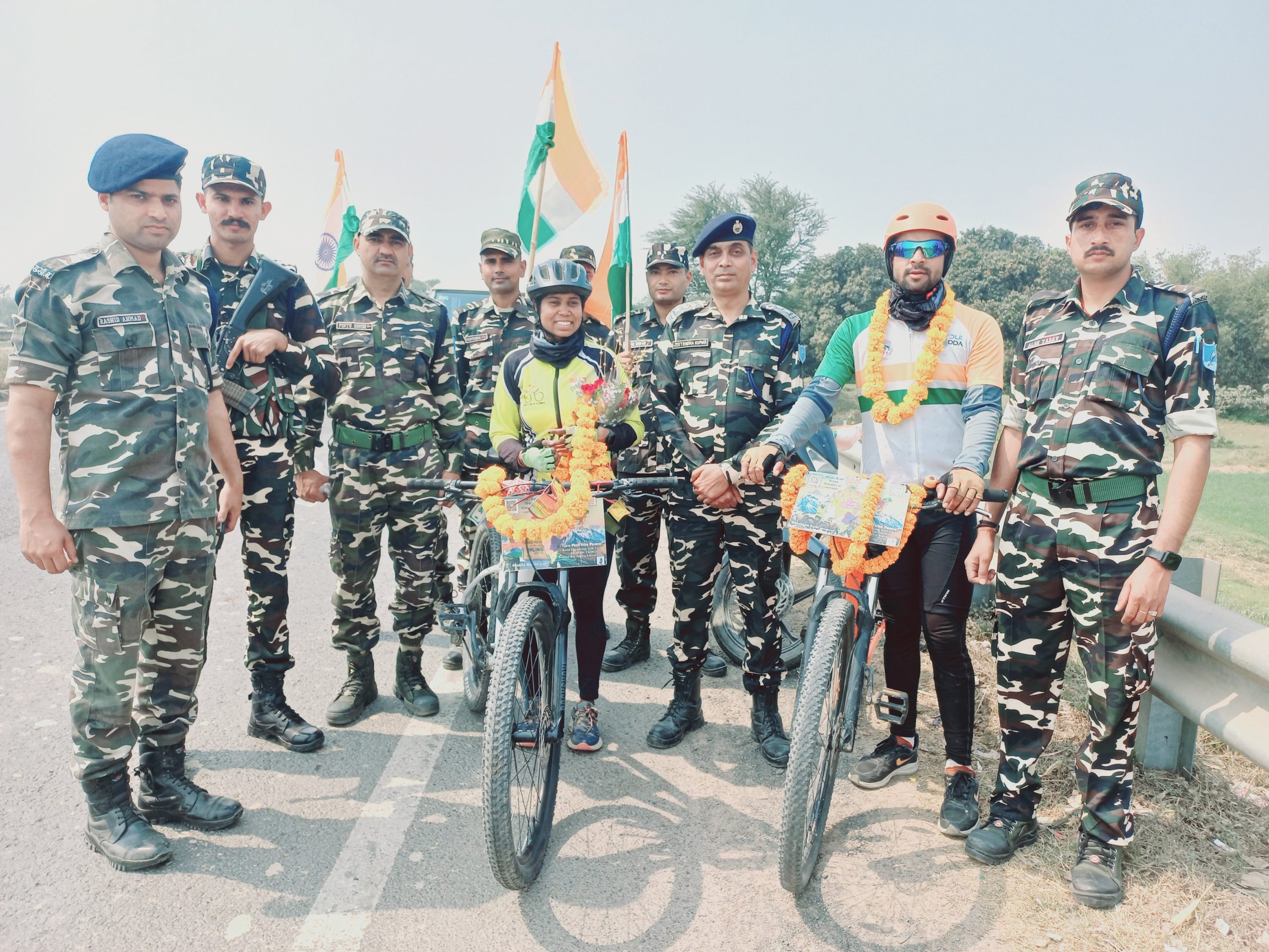 04 हजार किलोमीटर की साइकिल से यात्रा कर पहुंची निर्मली, महिला सशक्तिकरण के प्रति किया जागरूक