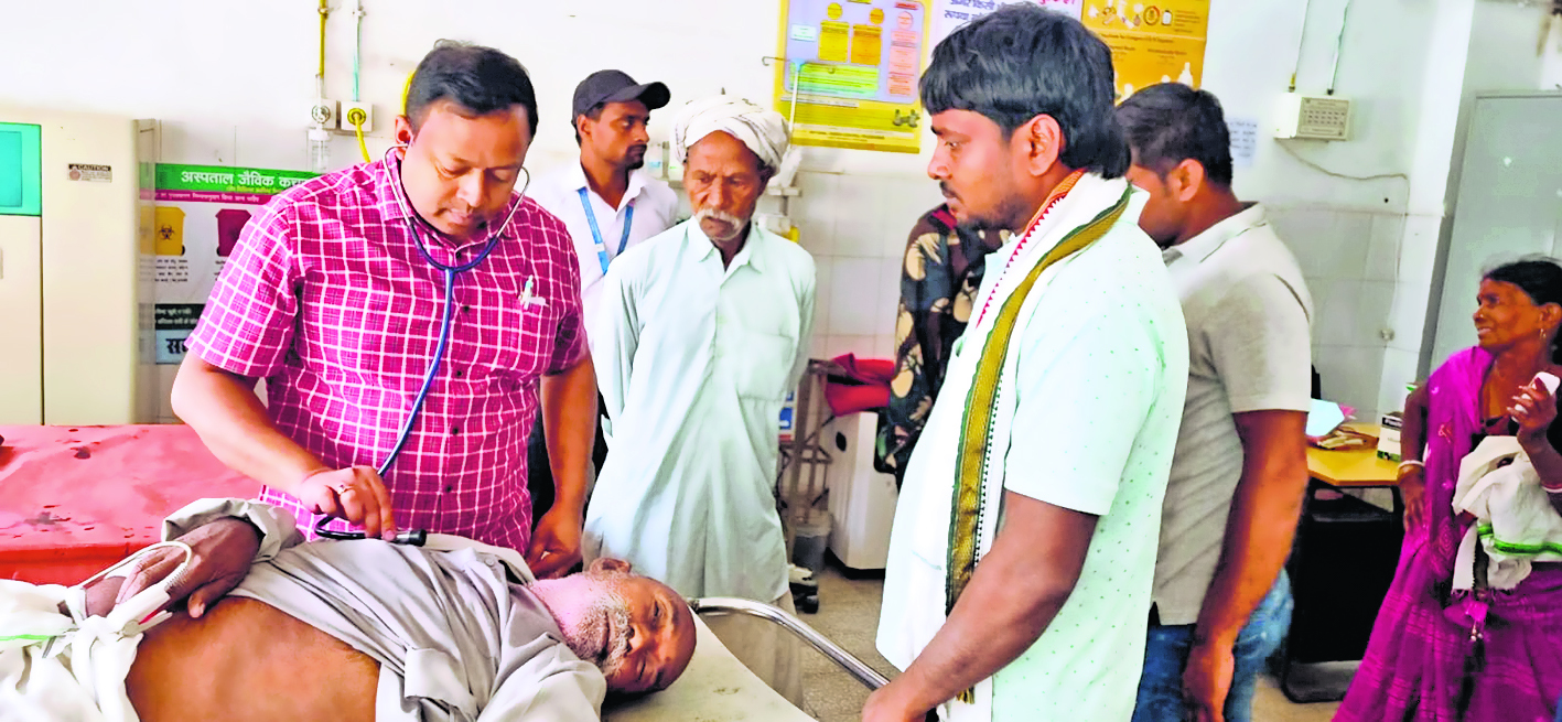 गले में रसगुल्ला अटक जाने से कोर्ट आये बुजुर्ग की मौत
