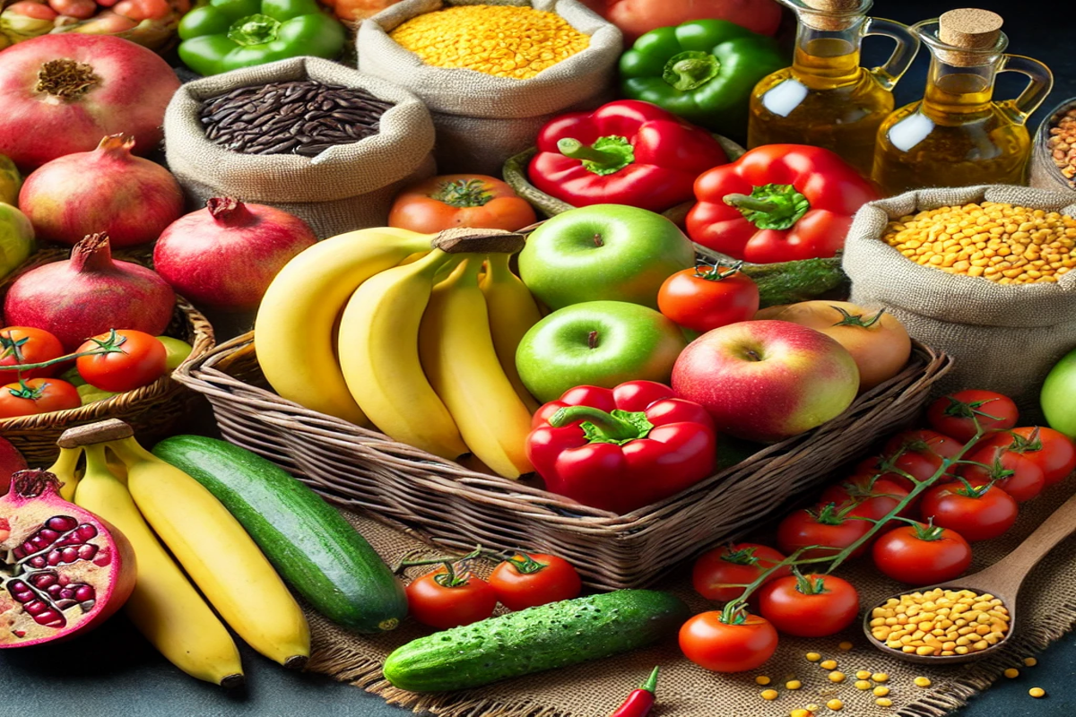 Know Today market price of vegetables fruits oil Grain