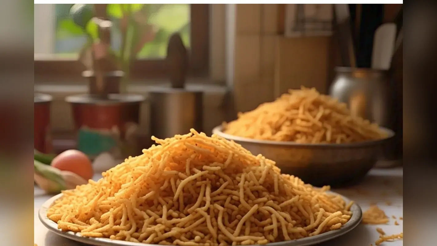 Besan Sev Recipe: होली पर बनती है यह खास क्रिस्पी नमकीन,चाय और कॉफी के साथ लोग लेते हैं मजा