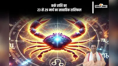 कर्क राशि वालों के लिए फाइनेंशियल प्लानिंग में चूक पड़ सकती है भारी, देखें 23 से 29 मार्च 2025 का साप्ताहिक राशिफल