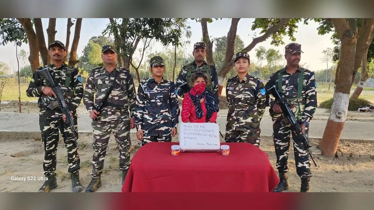 Madhubani News : पांच किलो गांजा के साथ नेपाली महिला धरायी