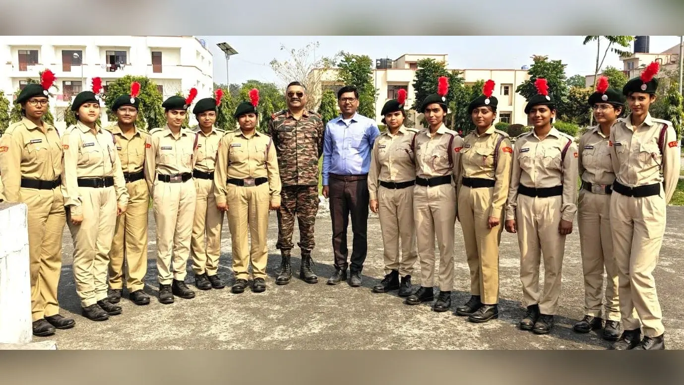 कृषि महाविद्यालय में एनसीसी बी परीक्षा में शामिल हुए नाै कॉलेज के 244 कैडेट्स
