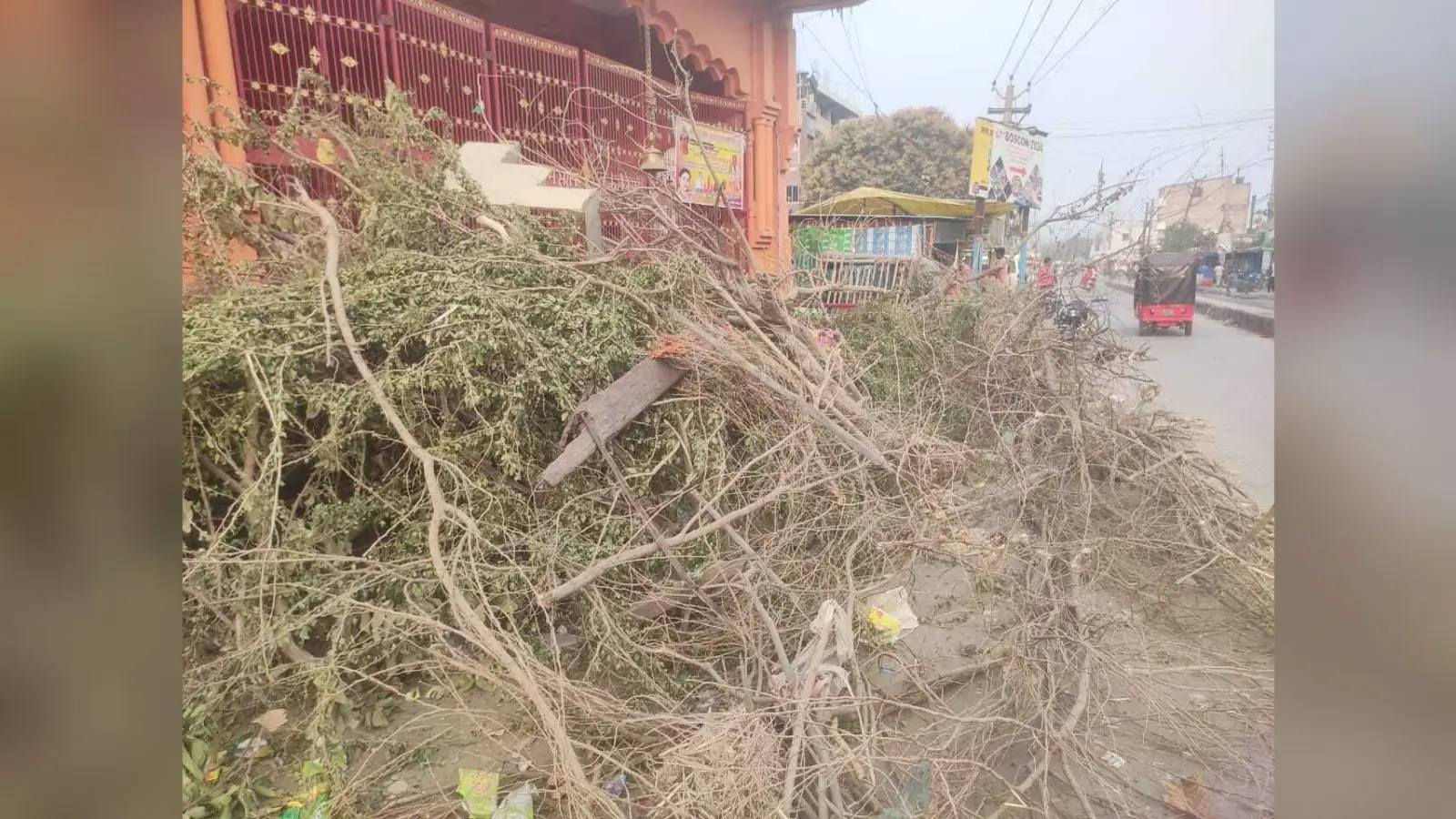Darbhanga News: चौक-चौराहों पर जमा होने लगे अगजा के ढेर, कल रात जलेगी होलिका
