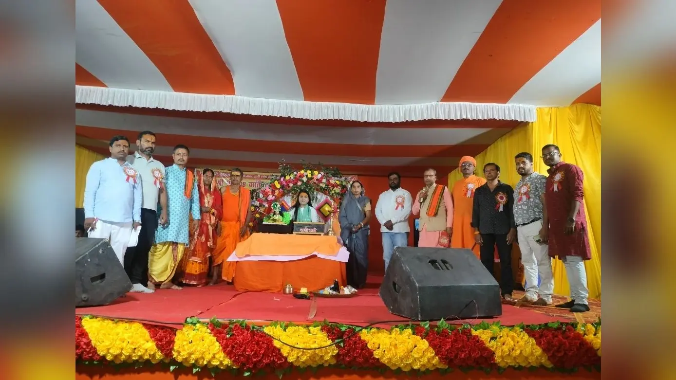 कटघरा में 12 वर्षीय चैत रामनवमी काली पुजा का शुभारंभ