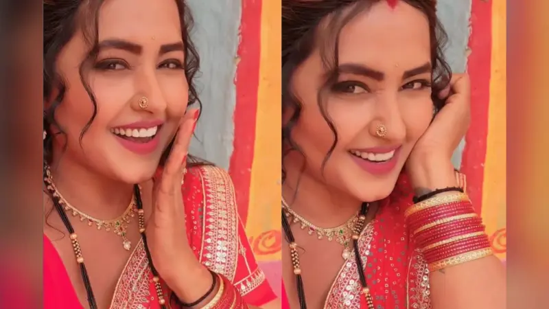 VIDEO: मांग में सिंदूर-गले में मंगलसूत्र पहन काजल राघवानी ने पिया से की मांग, कहा- पापा बन जइहा…