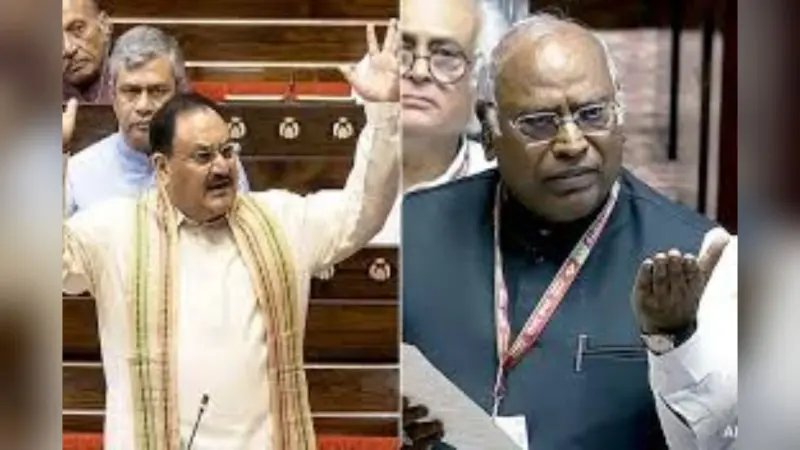 ‘हम ठीक से ठोकेंगे’, सीट से खड़े हुए नड्डा, राज्यसभा में खूब हुआ हंगामा