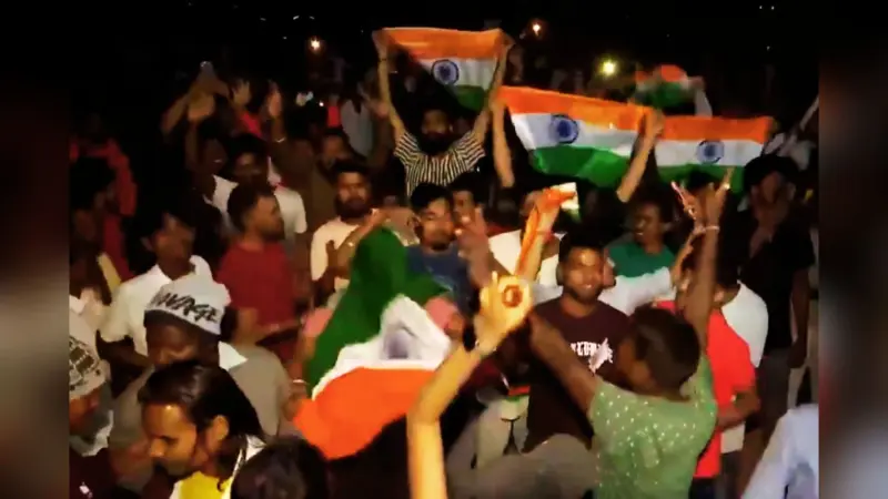 चैंपियंस ट्रॉफी में भारत की जीत का रांची में मना जश्न, ‘वंदे मातरम’ और ‘भारत माता की जय’ के लगे नारे, देखें Video