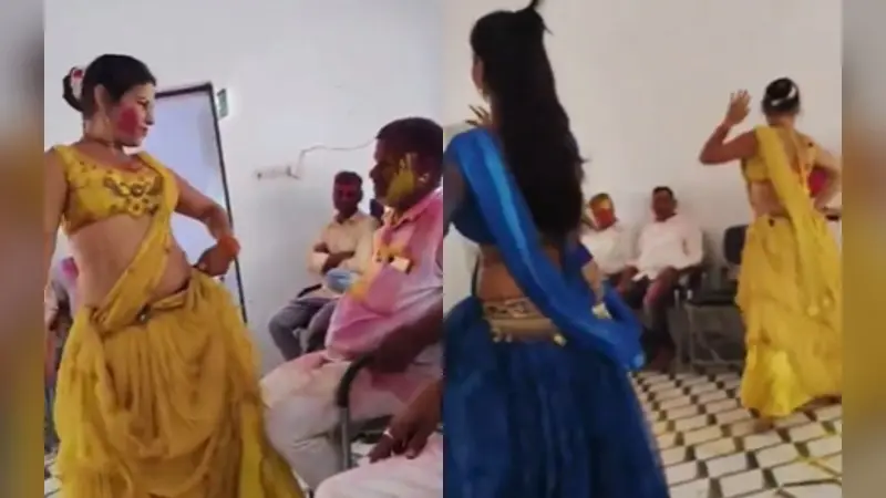 होली पर सरकारी ऑफिस में हदें पार! छपरा में हुआ अश्लील डांस, Video हुआ वायरल