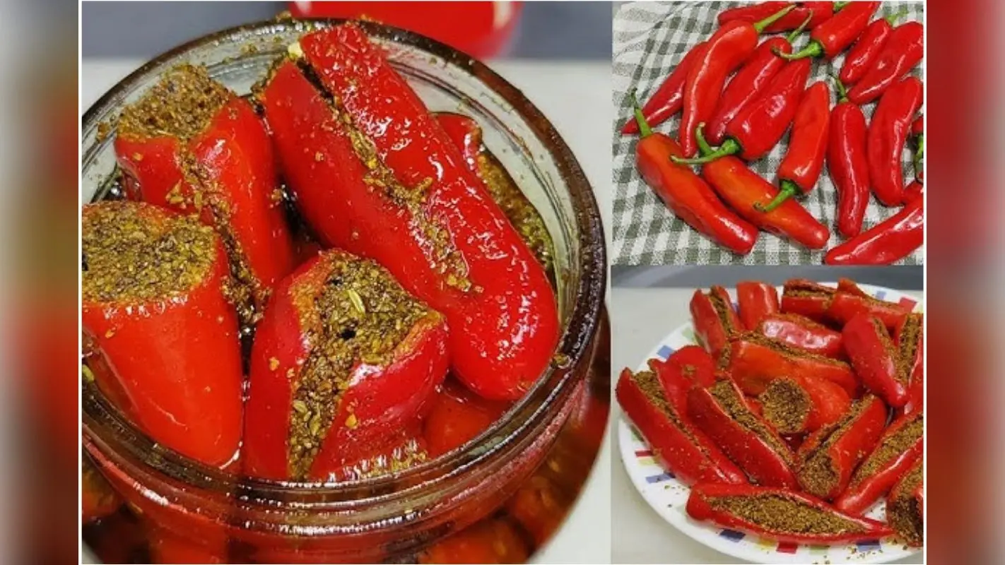 Stuffed Red Chili Pickle Recipe: खाने को दें तीखा और मसालेदार ट्विस्ट,बनाएं लाल मिर्च का भरवा आचार