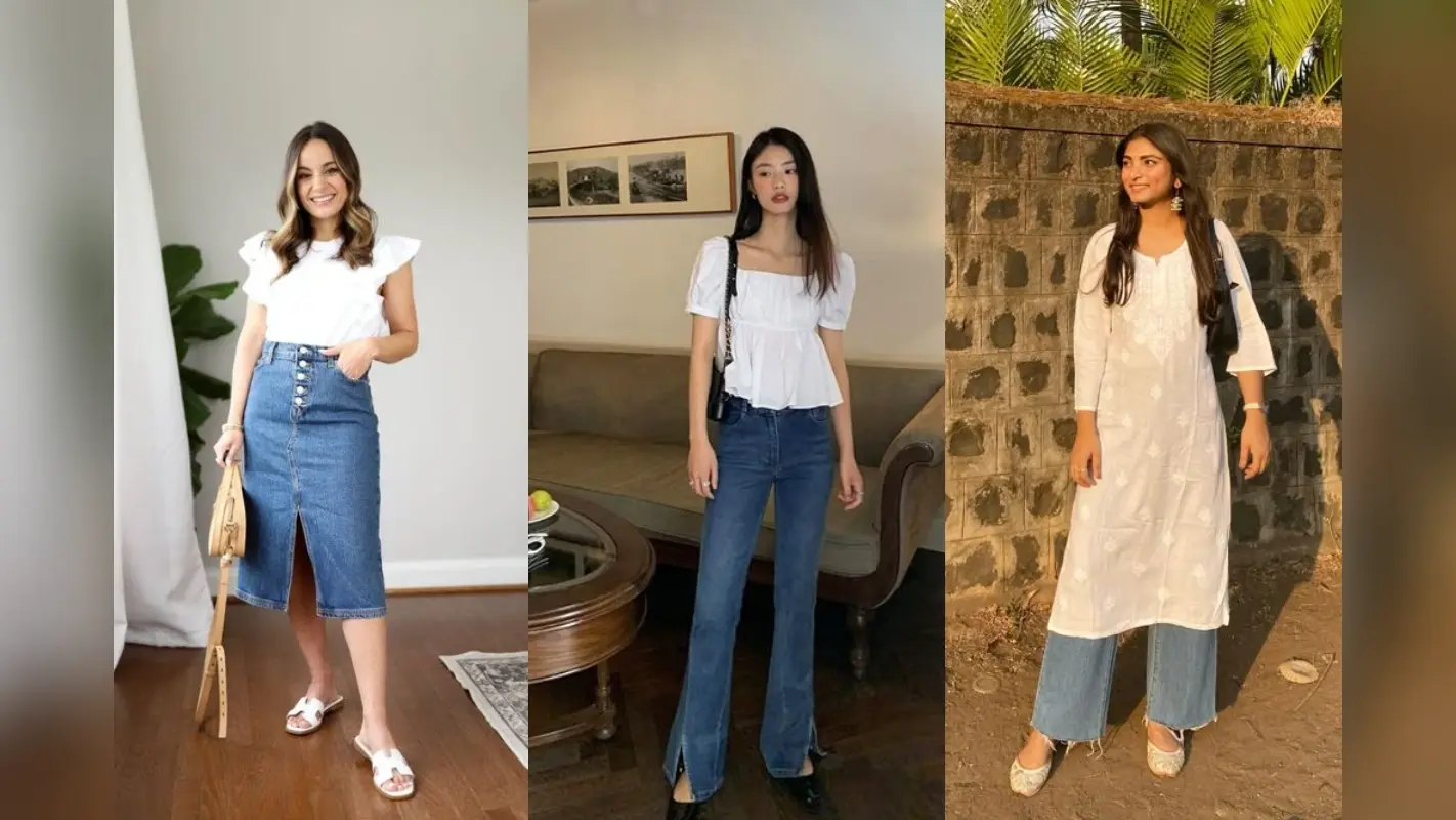 Style your Holi Outfit with Denim: डेनिम और व्हाइट टॉप वियर के साथ पाएं स्टाइलिश लुक- ट्राई करें ये परफेक्ट कॉम्बिनेशन
