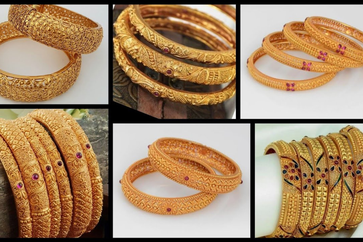 Latest Gold Bangle Designs: शादी में बेटी को दें गोल्ड के ये लेटेस्ट बैंगल्स, देखें खूबसूरत डिजाइन