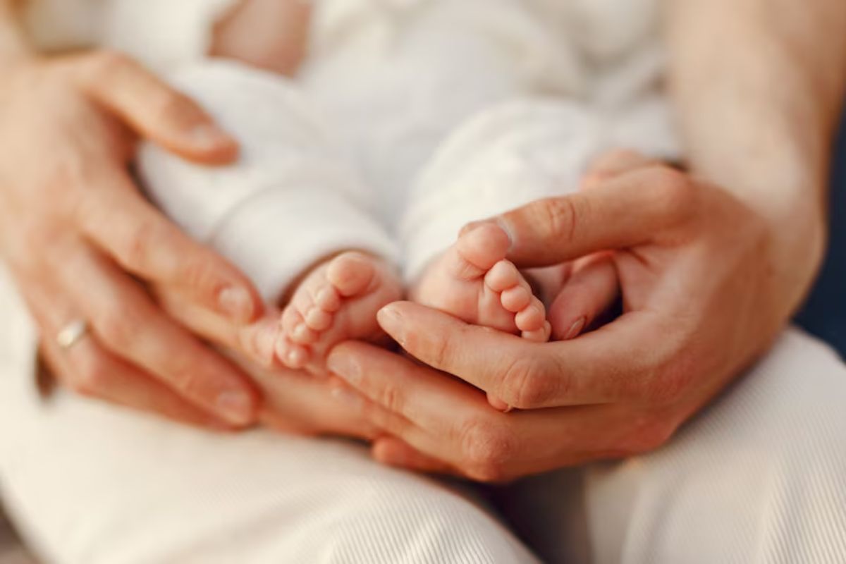 Woman becomes mother of another man child

