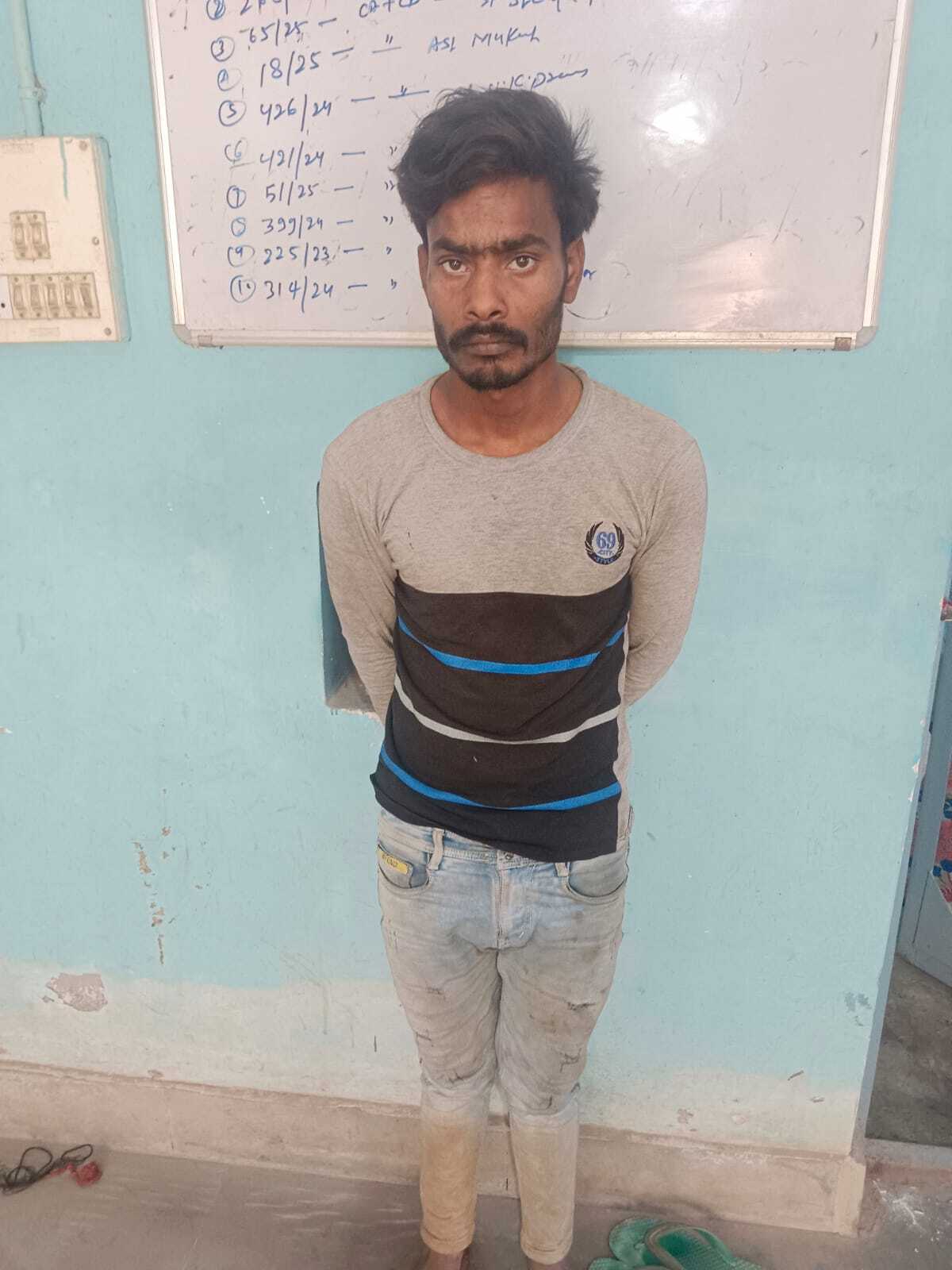 अवैध बालू लदा ट्रैक्टर जब्त, चालक गया जेल