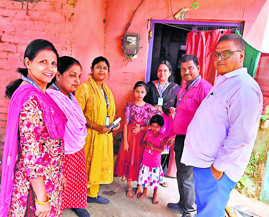 बिहिया नगर में चलाया गया नामांकन अभियान