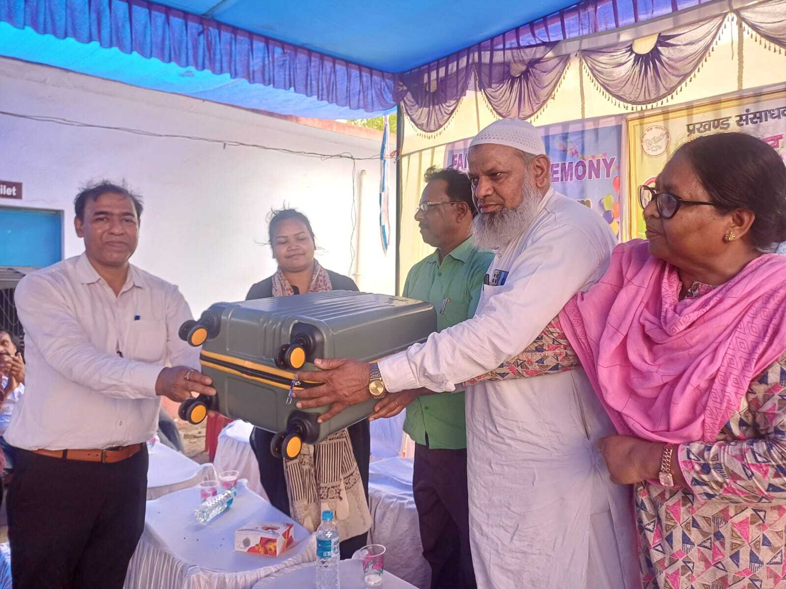 हिरणपुर बीइइओ मो रफीक को दी गयी विदाई