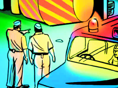 पुलिस ने बालू लोड ट्रैक्टर किया जब्त