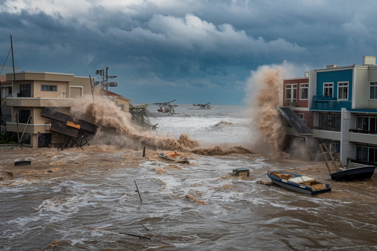 predicted tsunami