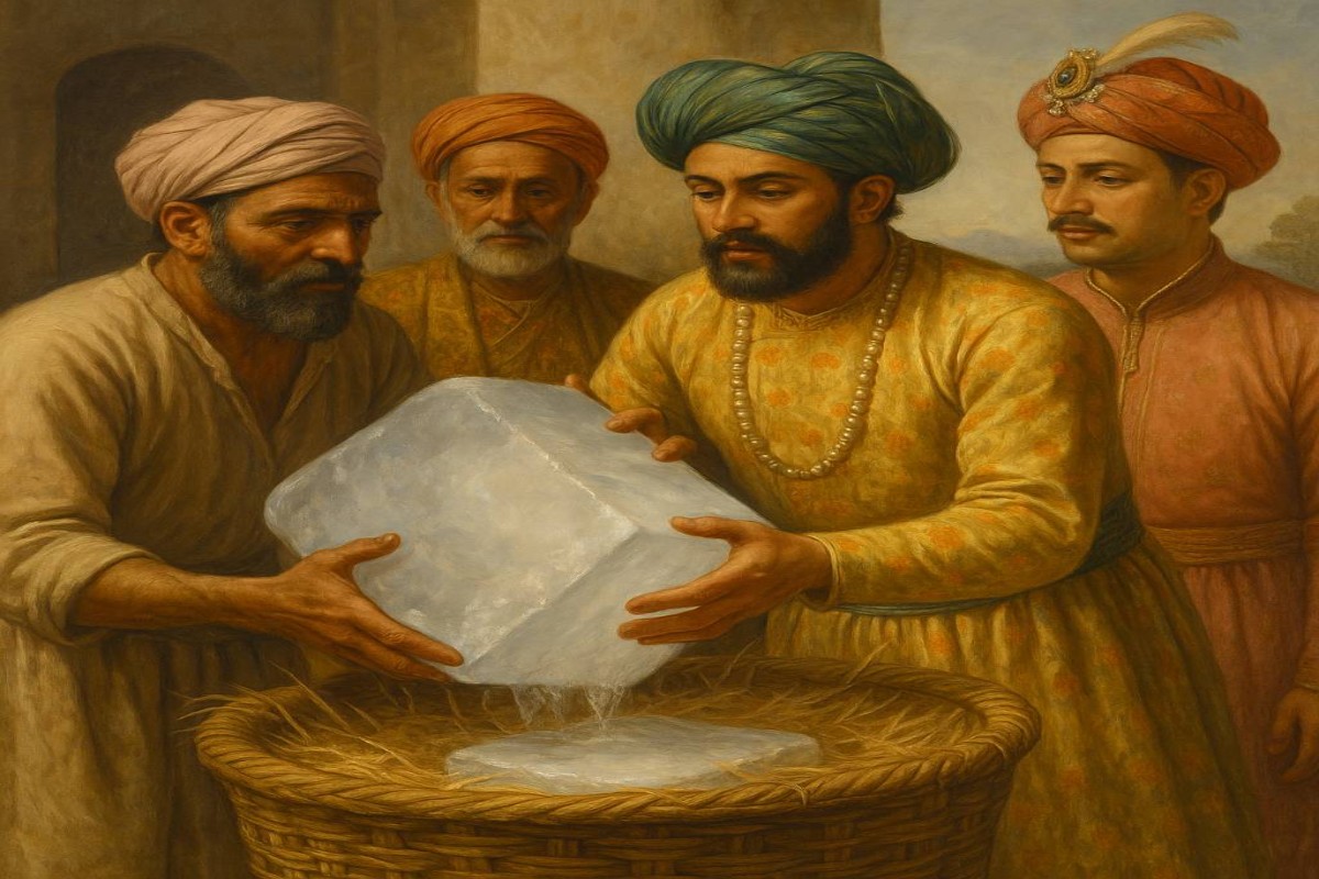 how did Mughals use ice without refrigerator