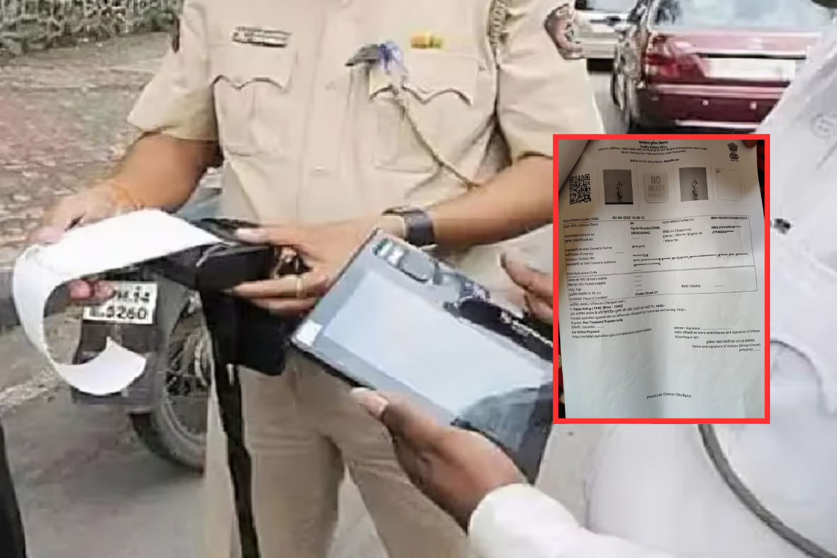 “सर, बाइक तो घर पर खड़ी है, चालान कैसे कटा…” फर्जी चालान की शिकायत लेकर पहुंचा थाने