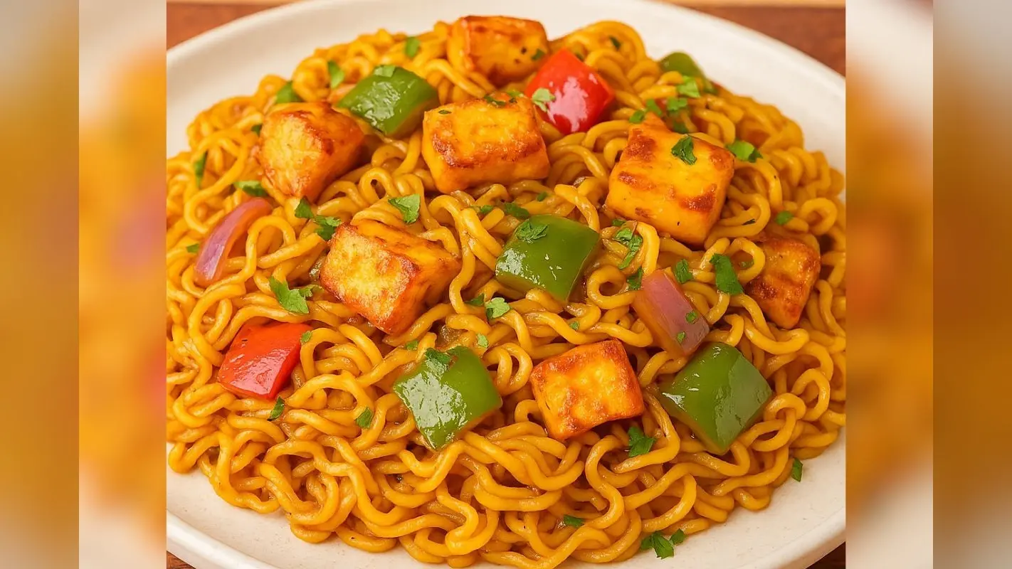 Chilli Paneer Maggi Recipe: जब भूख हो तेज और टाइम हो कम, तो ट्राय करें ये चिली पनीर मैगी रेसिपी