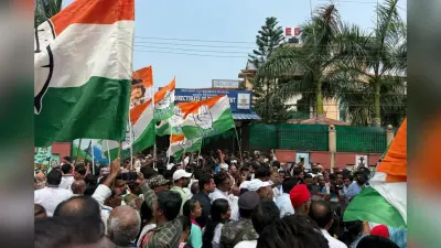 रांची में ईडी ऑफिस के बाहर कांग्रेस का हल्ला बोल, केशव महतो ने भाजपा पर किया तीखा प्रहार