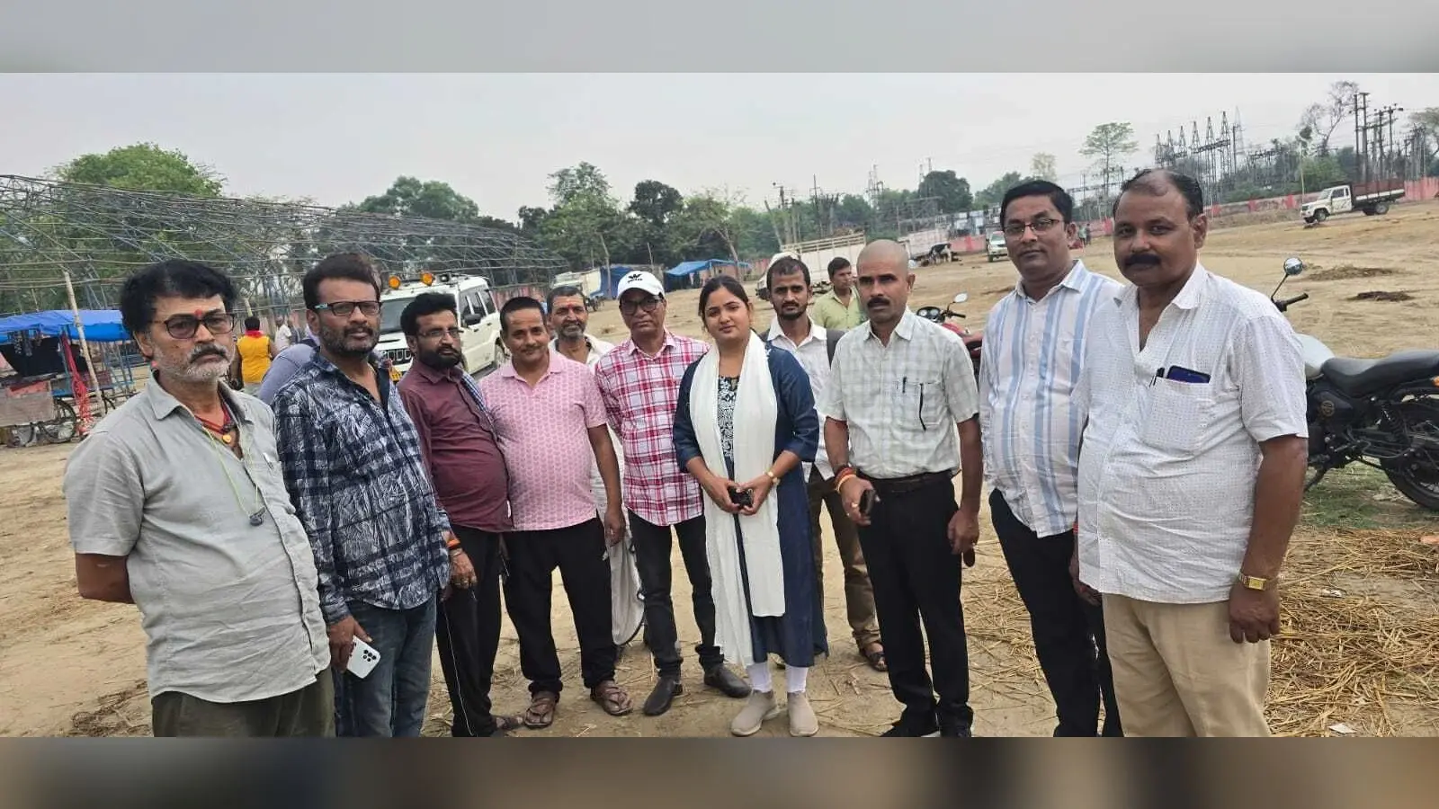 महाशिवपुराण कथा को लेकर तैयारी का ईओ ने लिया जायजा
