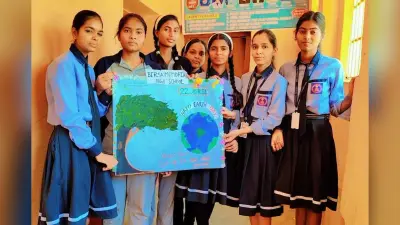 बच्चों ने क्राफ्ट बना कर अपनी प्रतिभा दिखायी