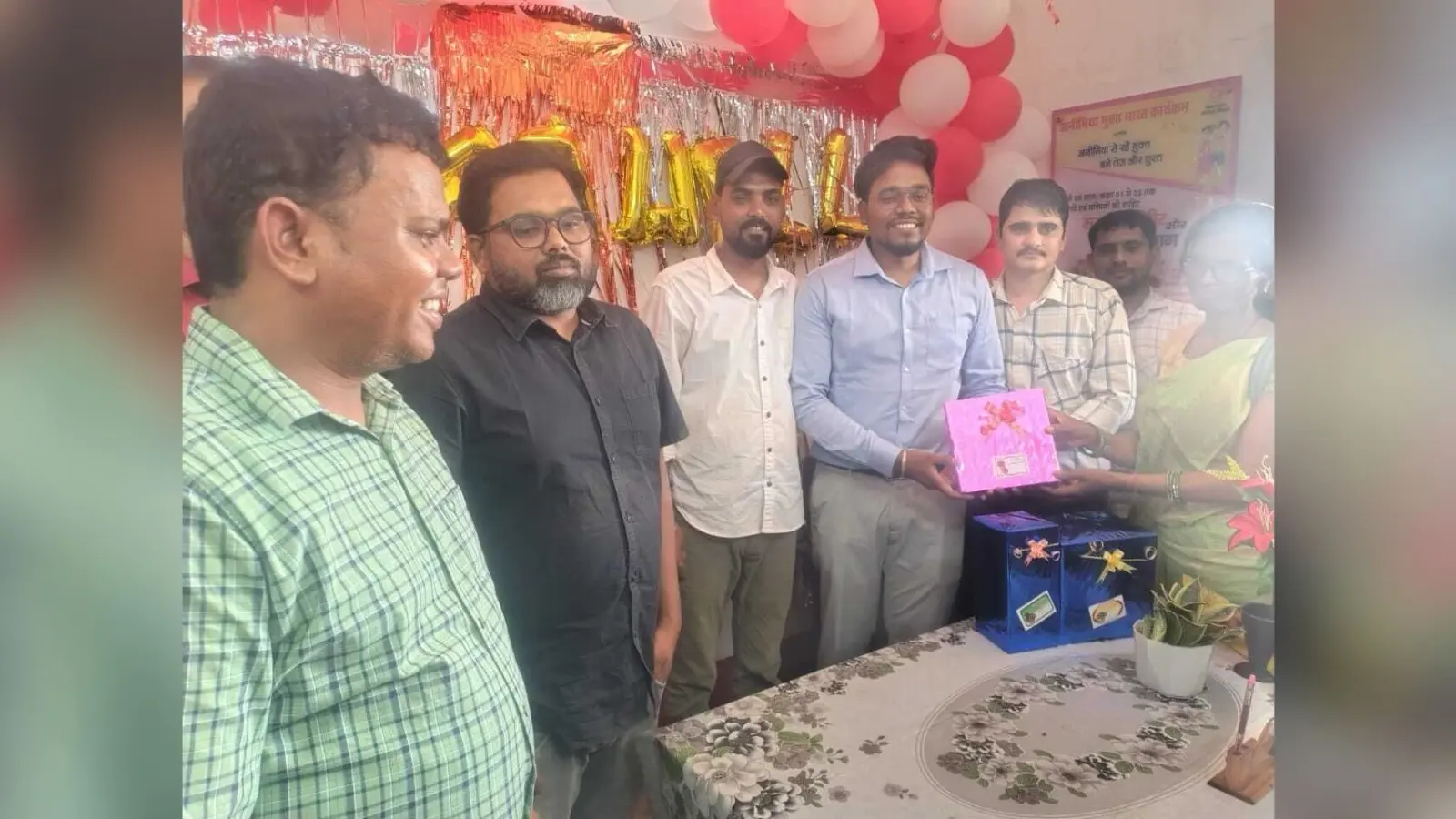 स्थानांतरित सीएचओ को समारोह आयोजित कर दी गयी विदाई