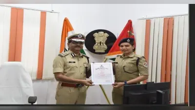 आरपीएफ महिला आरक्षक को सराहनीय कार्य के लिए महानिरीक्षक रेलवे सुरक्षा बल ने किया सम्मानित