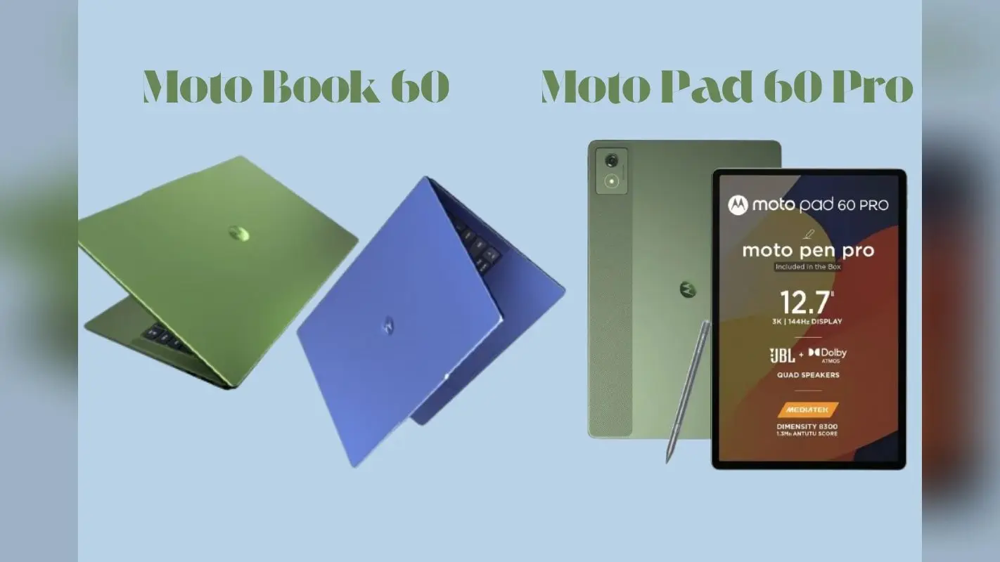 Motorola का डबल धमाका! भारत में लॉन्च किया अपना पहला लैपटॉप और टैबलेट, जानें कीमत और फीचर्स