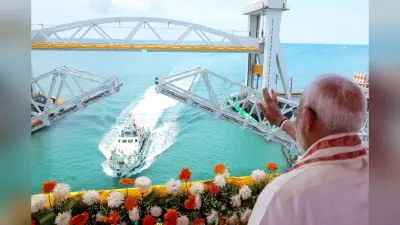 Watch Video: लंबाई 2.08 KM…550 करोड़ की लागत, 20 मिनट में मंडपम से रामेश्वरम, जानें नये पंबन पुल की खासियत