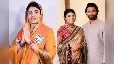 Rivaba Jadeja Education: सर पर पल्लू, मैदान पर संस्कार, जानें कितनी पढ़ी लिखी हैं रविंद्र जडेजा की MLA पत्नी रिवाबा