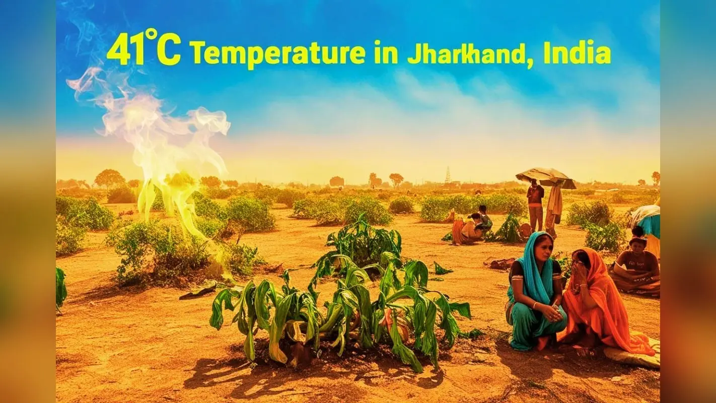 झारखंड का तापमान 41 डिग्री पहुंचा, रांची समेत प्रमुख शहरों का पारा यहां देखें