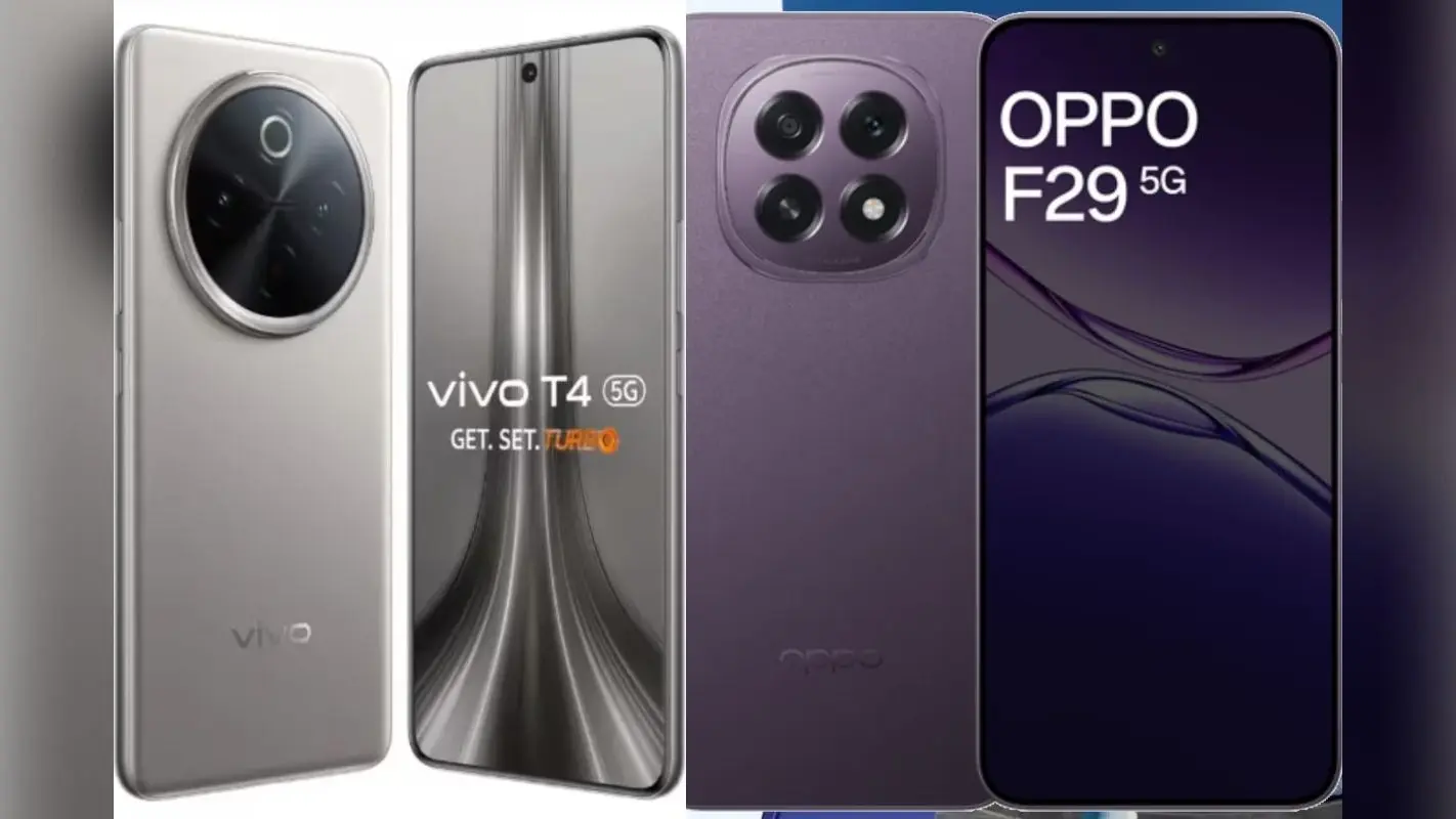 ₹25,000 के अंदर कौन-सा फोन है बेस्ट? Vivo T4 5G vs Oppo F29 5G में तगड़ा मुकाबला!