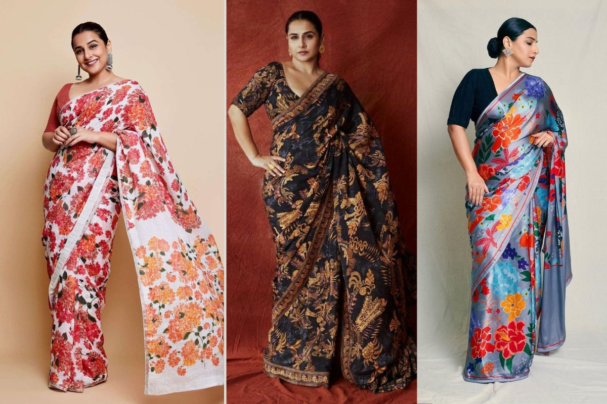 Vidya Balan Saree Look: गर्मियों में भी लगेंगी कूल – देखें विद्या बालन के लेटेस्ट साड़ी लुक्स