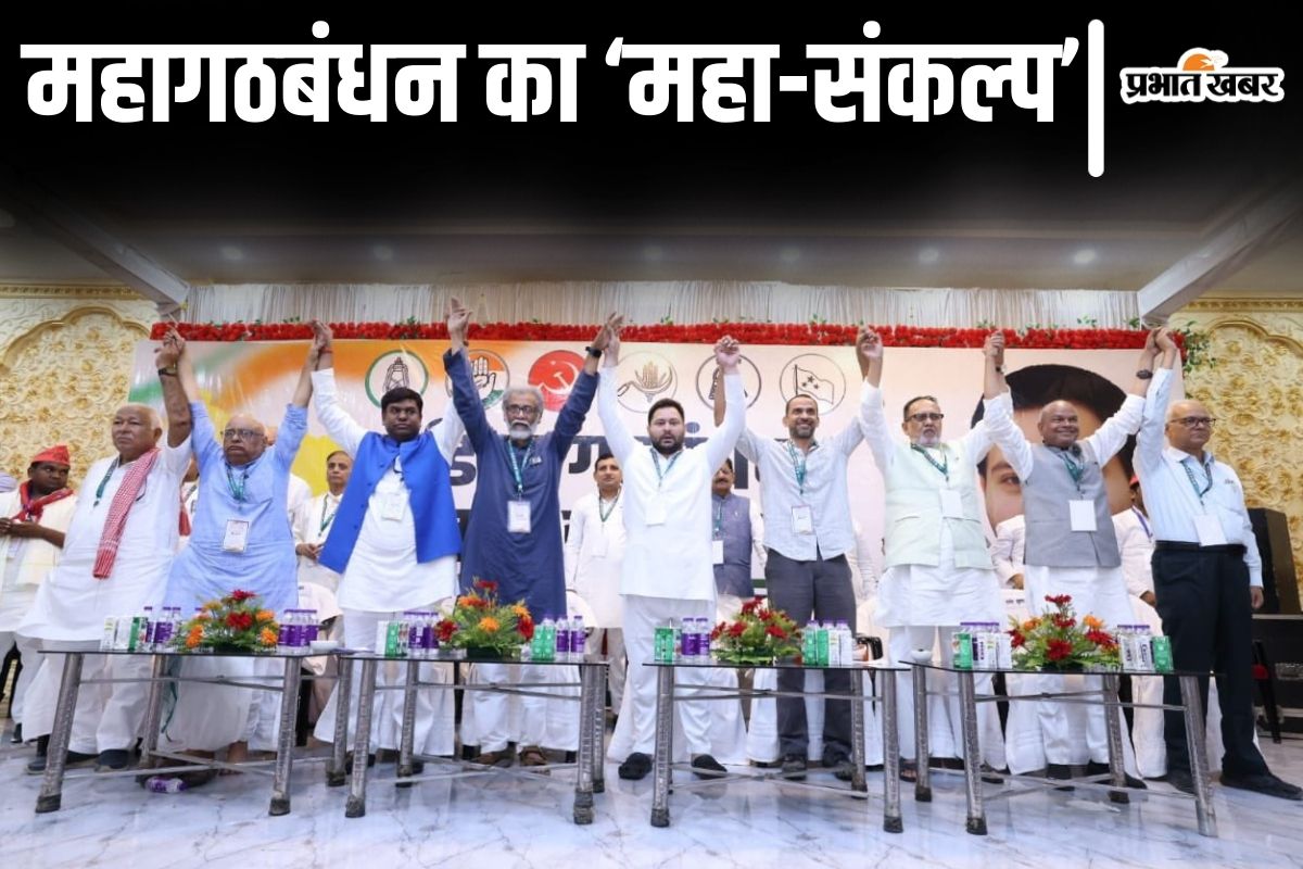 बिहार चुनाव के लिए महागठबंधन ने सेट की रणनीति, तेजस्वी क्या चाहते हैं? पटना बैठक में ये हुआ तय…