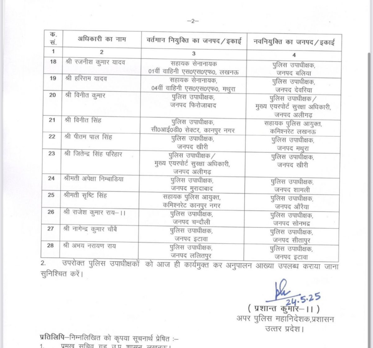 PPS Officer Transfer