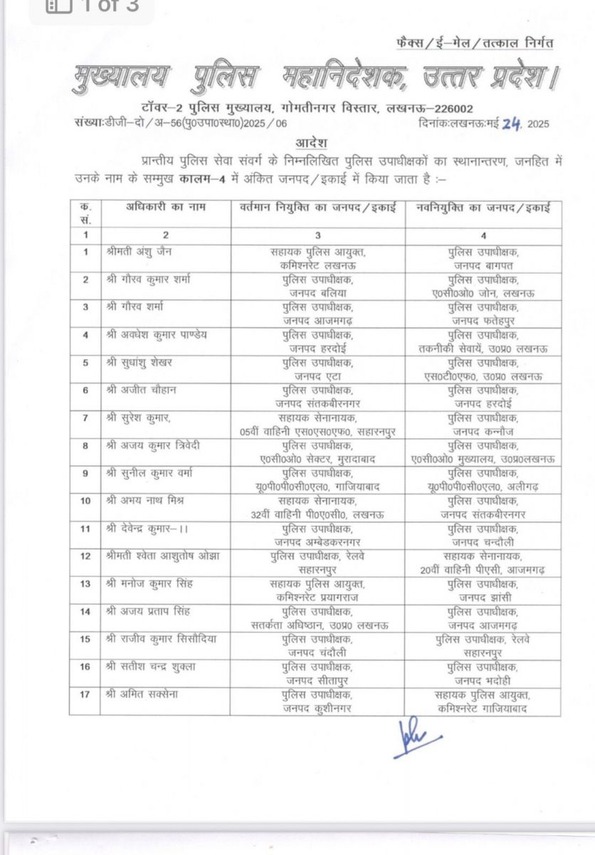 PPS Officer Transfer