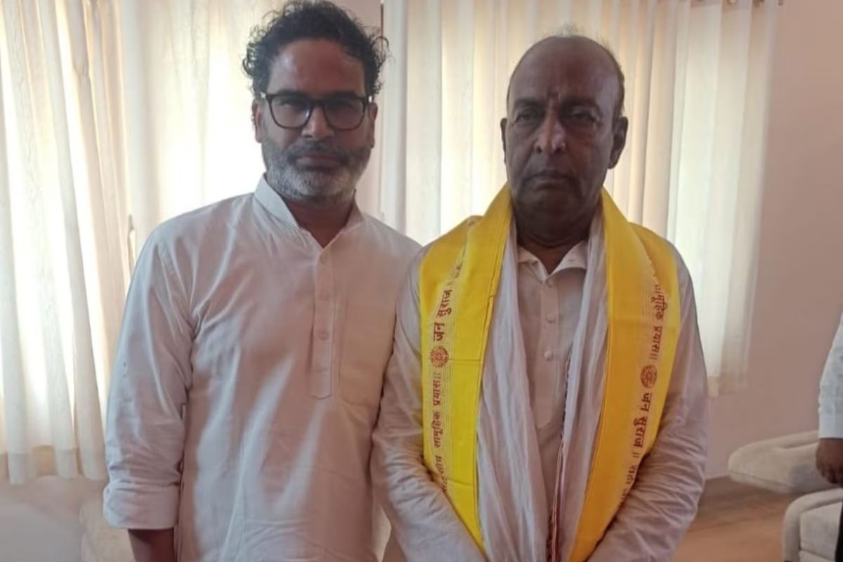 जन सुराज में शामिल हुए पूर्व मंत्री जीएस रामचंद्र दास
