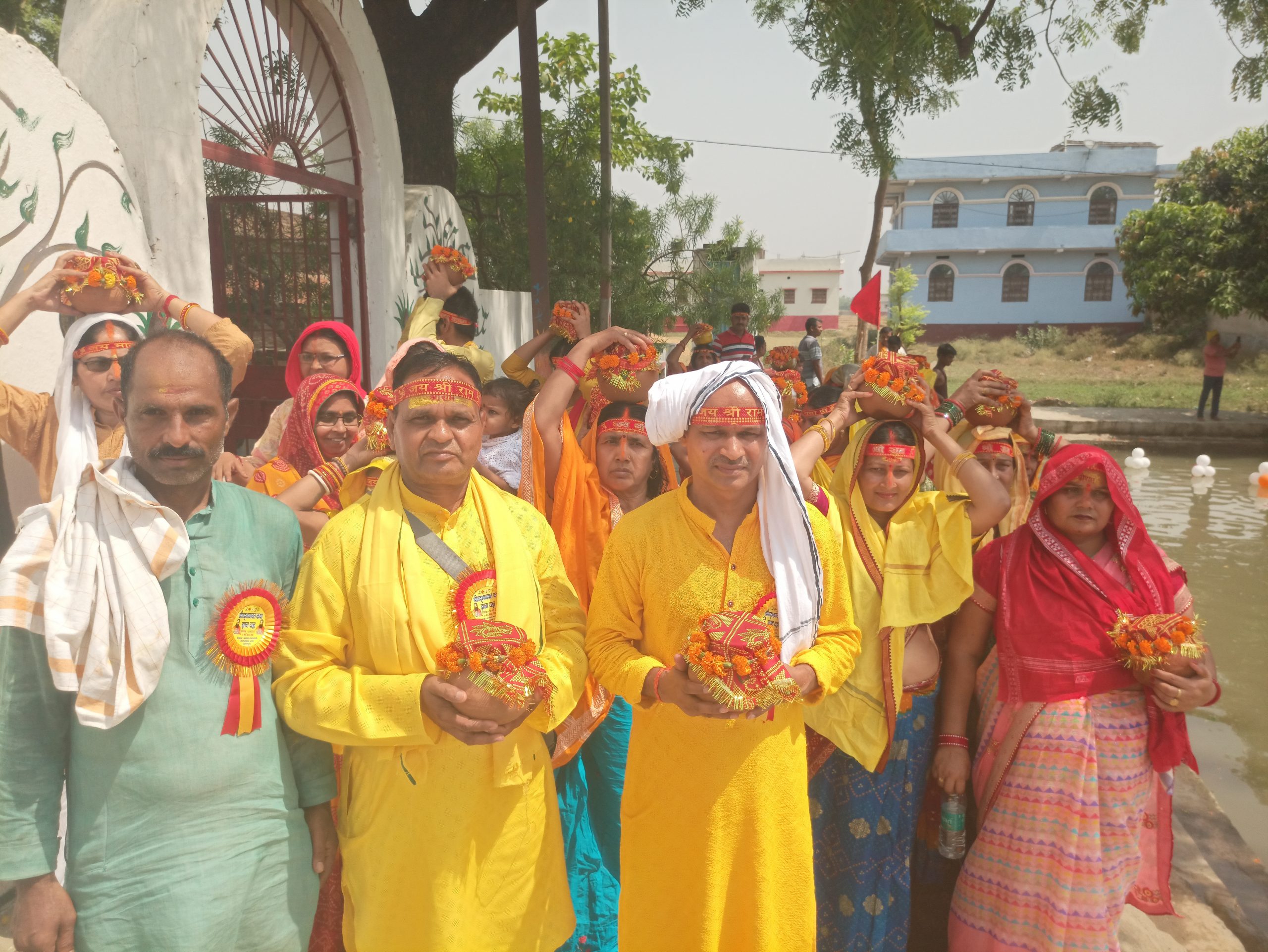 जलभरी के साथ जीरो माइल पर शुरू हुआ लक्ष्मी नारायण महायज्ञ