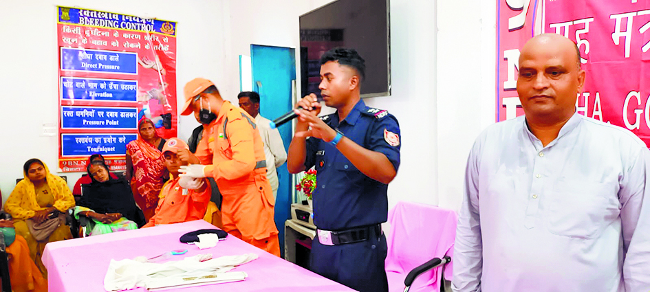 आपदा प्रबंधन व बचाव से अवगत हुए स्कूली छात्र