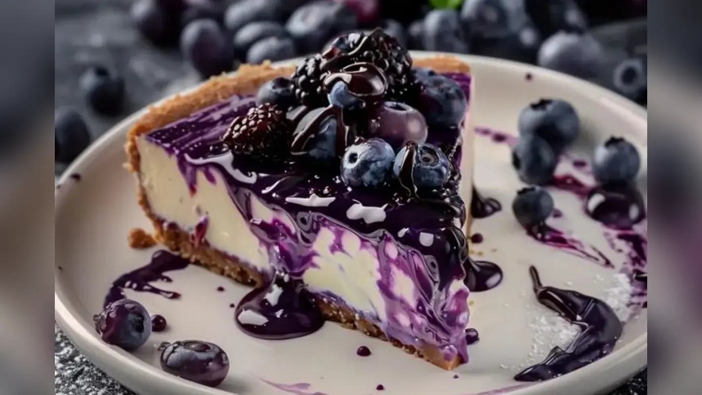 Blueberry Cheesecake Recipe | ब्लूबेरी चीजकेक रेसिपी अब घर पर बनाएं बेकरी जैसा स्वाद