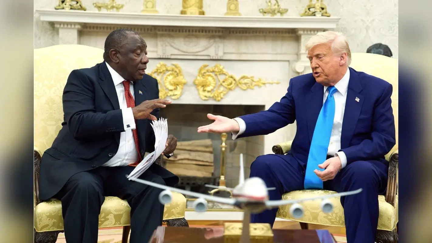 Donald Trump Angry Video Viral: डोनाल्ड ट्रंप का तू-तू, मैं-मैं, वीडियो देखें, दक्षिण अफ्रीका का भूमि कानून क्या है?