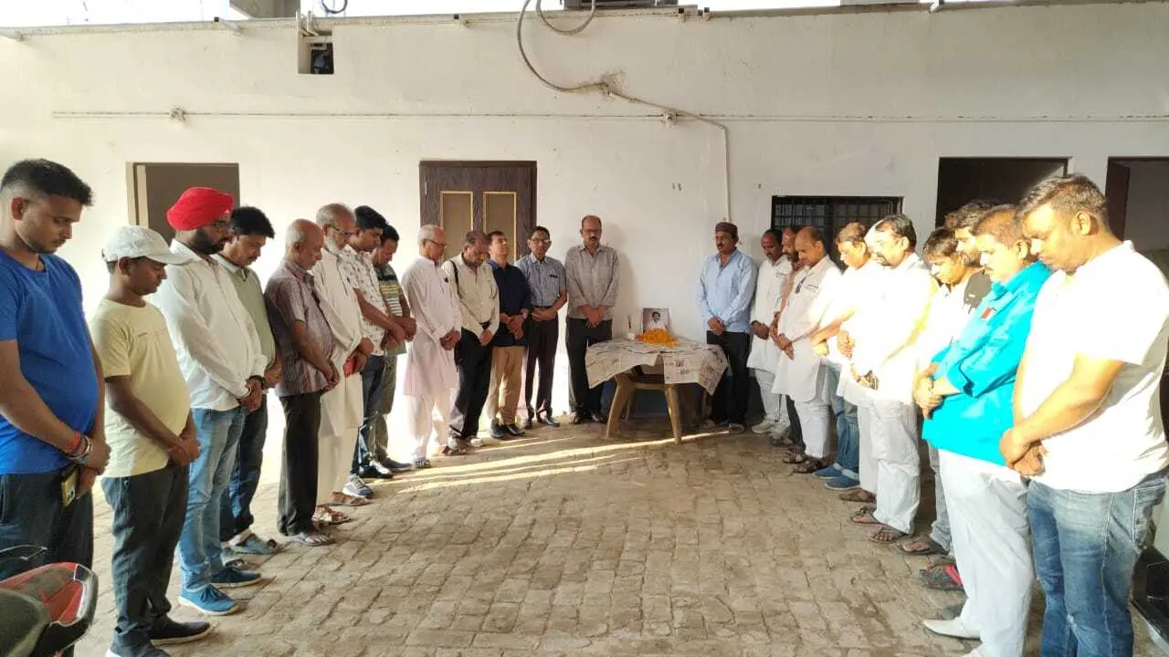 जिला कांग्रेस कमेटी के कार्यकारिणी सदस्य का निधन बड़ी क्षति : जिलाध्यक्ष