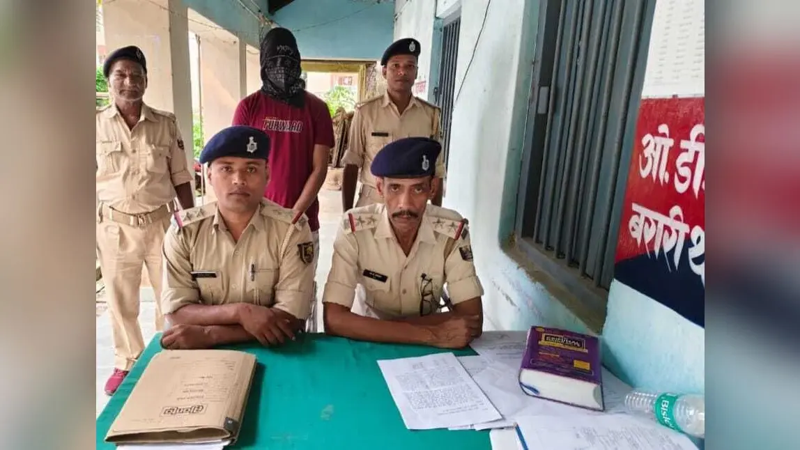 दस हजार का इनामी शातिर अपराधी गिरफ्तार