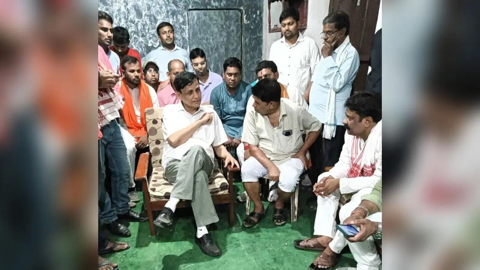 Samastipur News:पीड़ित परिवार से मिलकर जतायी संवेदना